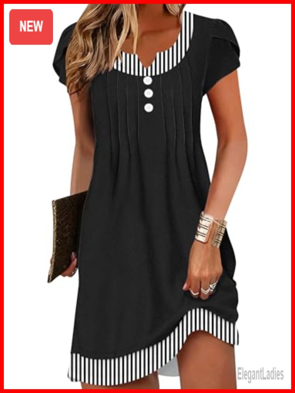 Summer Beach Dress Cover Up Petal Sleeve Sundress